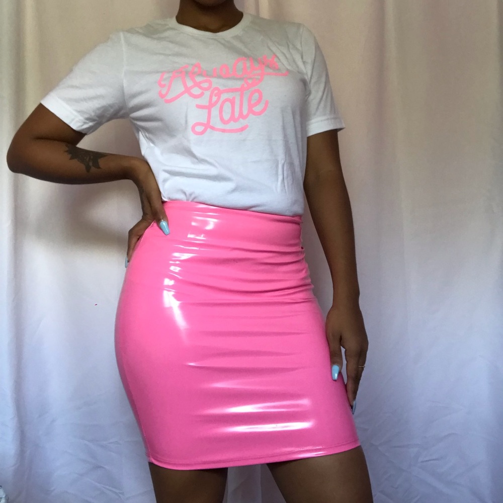 Latex skirt